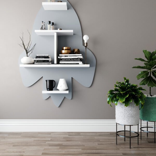 Rocket Shape Wall Storage Shelf